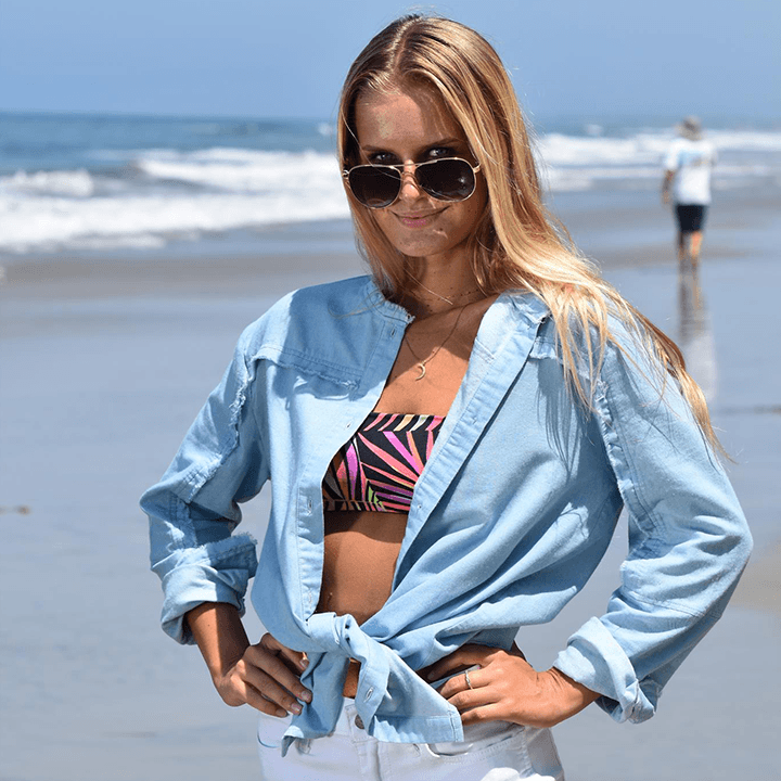 Frayed Button Down