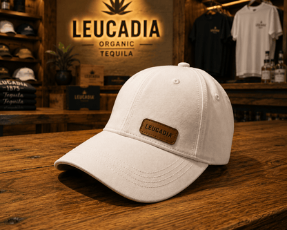 Leucadia® White and Leather Cap