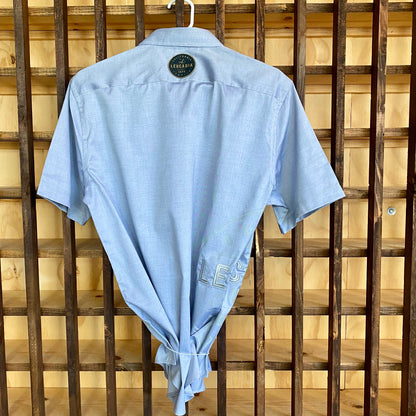 Embroidered Side Logo Button Up