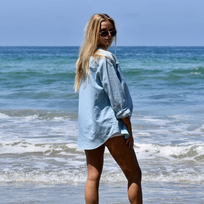 Frayed Button Down